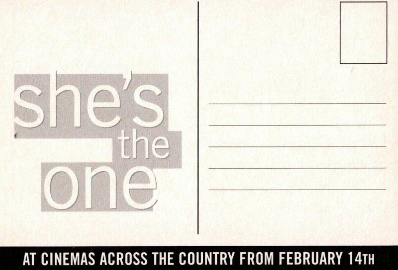 Film Advertising Postcard - She's The One - Jennifer Aniston,Cameron Diaz RR8354 