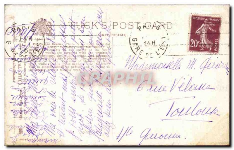 Old Postcard Fantasy Landscape