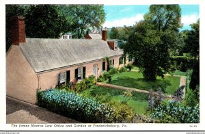 Virginia Fredericksburg The James Monroe Law Office and Garden Curteich