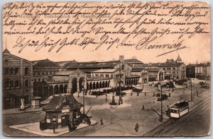 Munchen Bahnhofplak Mit Hauptbahnhof Munich Germany Postcard