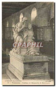 Old Postcard Yonne Illustree Thunder Tomb of Margaret of Burgundy