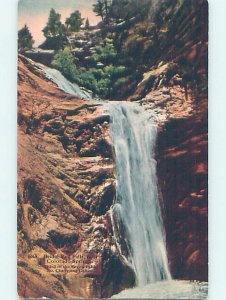 Pre-Chrome BRIDAL VEIL FALLS Colorado Springs CO AG4027