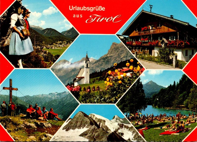 Austria Tirol Urlaubsgruesse Vacation Greetings Multi View