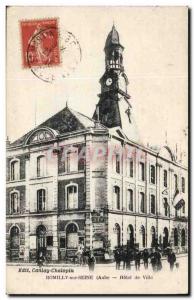 Romilly sur Seine - L & # 39Hotel City Old Postcard