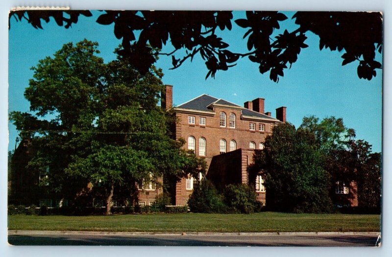 Raleigh North Carolina NC Postcard Holladay Hall Administration Building c1971