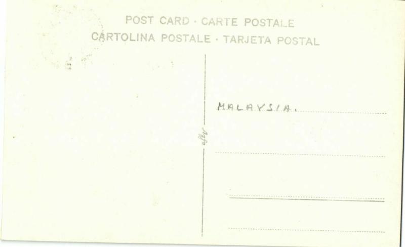 malay malaysia, PENANG, Peel Avenue (1940s) RPPC Postcard