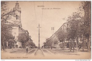 MADRID, Spain, 1900-1910's; Calle De La Princesa