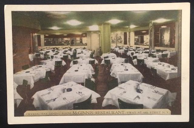 Crystal Bay Dining Room, McGinnis Restaurant, NYC Lumitone Photoprint