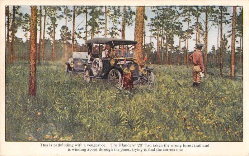 Flanders 20 Old Auto Car Advertising Antique Postcard J68143