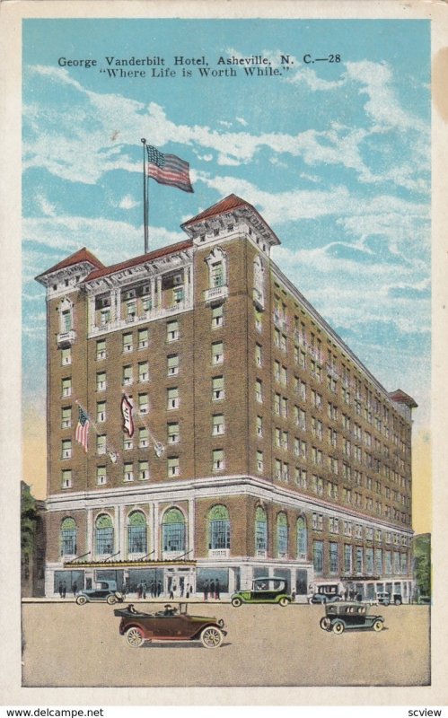 ASHEVILLE , North Carolina , 1910s ; George Vanderbilt Hotel