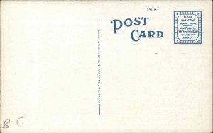 Vintage Postcard PORT ARTHUR TEXAS TX Masonic Temple MASONS FRATERNAL