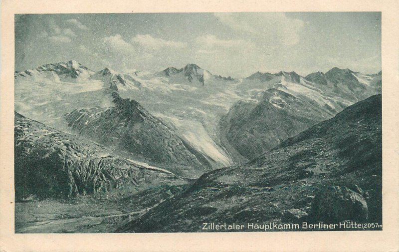 Mountaineering Austria Zillertal Berliner & Greizer Hutte cottage cancel