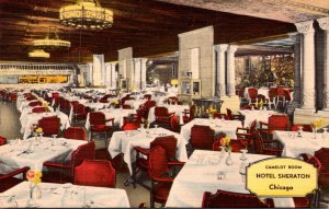 Illinois Chicago Hotel Sherman Camelot Room