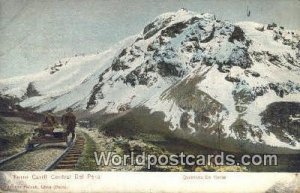 Quebrada De Viscas Ferrocarril Central Del Peru, Peru 1908 