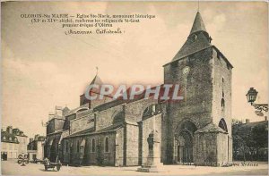Old Postcard Oloron Ste Marie Eglise Ste Marie