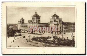 Old Postcard Plaza de Valladolid zorrilla there Aca demia de Caballeria