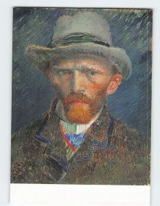 Postcard Self portrait By Vincent van Gogh, Rijksmuseum Amsterdam, Netherlands