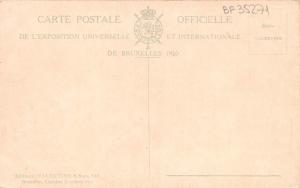 BF35271 exposition de bruxelles 1910 belgium facade principale front/back scan