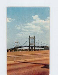 Postcard Triboro Bridge New York City New York USA