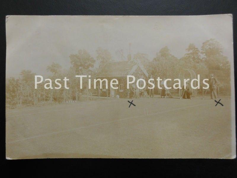 Bristol CROCKET ON THE LAWN c1916 RP by H S Ryall poss Bristol / Gloucestershire