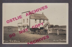 Sioux Pass MONTANA RPPC c1910 GENERAL STORE nr Culbertson Sidney GHOST TOWN! MT