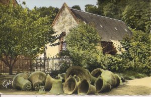 RPPC Tinted, France, Church Bells, Ville-les-Dieu, Calvados, St. Blaiee, Doctor