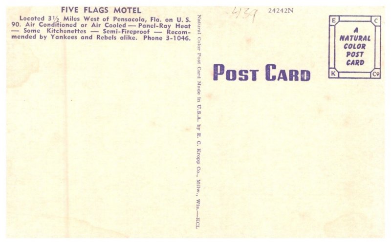 Florida   pensacola , Five Flags Motel