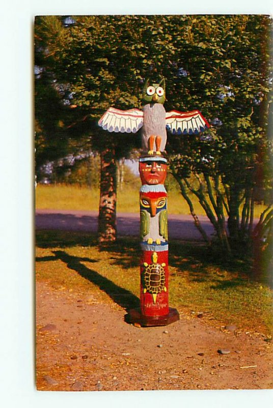 Buy Postcard Chippewa Indian Totem Pole Canada Topics Other Postcard