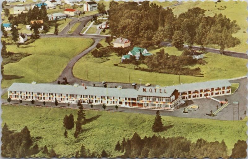 Eden Rock Motor Hotel Fredericton NB New Brunswick Unused Vintage Postcard E15