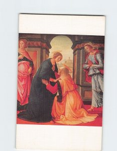 Postcard The Visitation by D. Ghirlandajo, Musée du Louvre, Paris, France