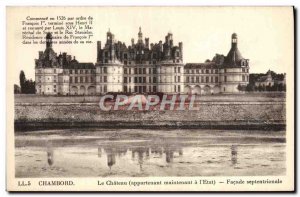 Old Postcard Chambord Castle