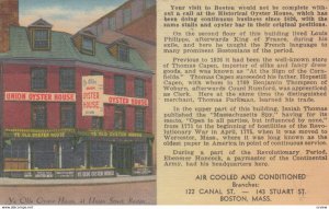 BOSTON , Mass. , 1930-40s ; Union Oyster House