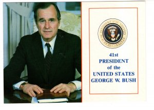 41st President of the United States George W Bush