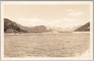Lake Keechelus Washington Real Photo Postcard RPPC Ellis 299 Mountain View H83