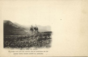 bolivia, BENI, Punto mal Alto Camino Cordillera de los Andes Cerro Sorata (1899)