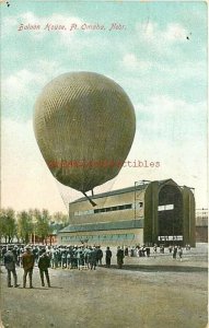 NE, Fort Omaha, Nebraska, Balloon House, Mageath Staty