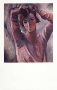 Paule Vezelay English Painter Self-Portrait Postcard