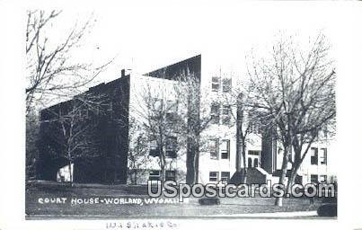 Real Photo Court House - Real Photo Worland, Wyoming