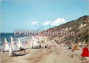 Modern Postcard Trouville Queen of Beaches Sailing Ecile and Black Rocks
