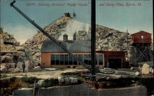 Barre Vermont VT Barclay Bros Power House c1910 Vintage Postcard