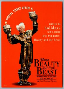 Postcard Theatre 2001 Beauty and the Beast Lunt Fontanne Theatre New York City