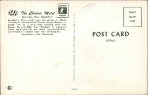 Intervale New Hampshire NH Chalets Motel c1950s-60s Postcard