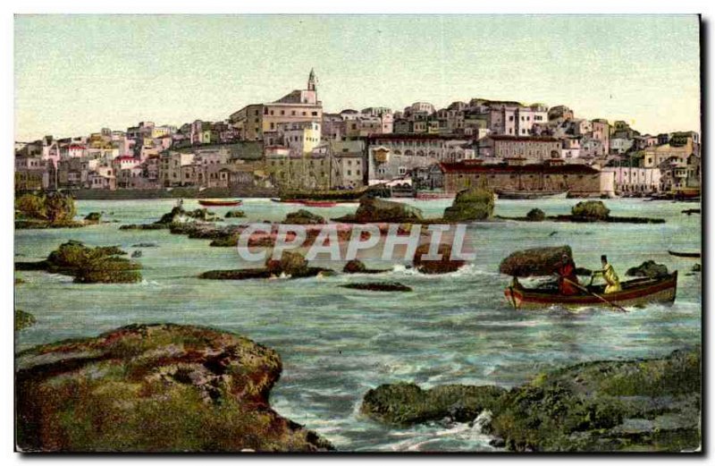 Israel - Jaffe - taking sea view - Old Postcard