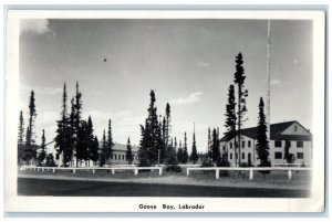 1953 Goose Bay Newfoundland and Labrador Canada RPPC Photo Posted Postcard