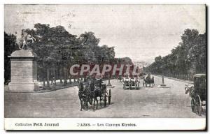 Old Postcard Paris Champs Elysees