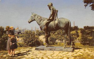 The Statue Of Indian Scout Unused 