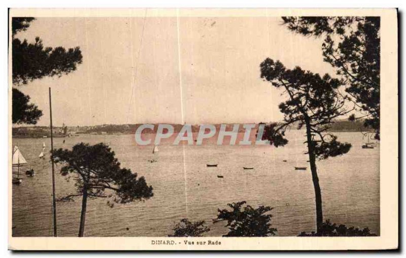 Old Postcard Dinard View aur Rade