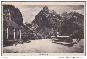 Ferry, TELLSKAPELLE, Lake Lucerne, Switzerland, 1910-1920s