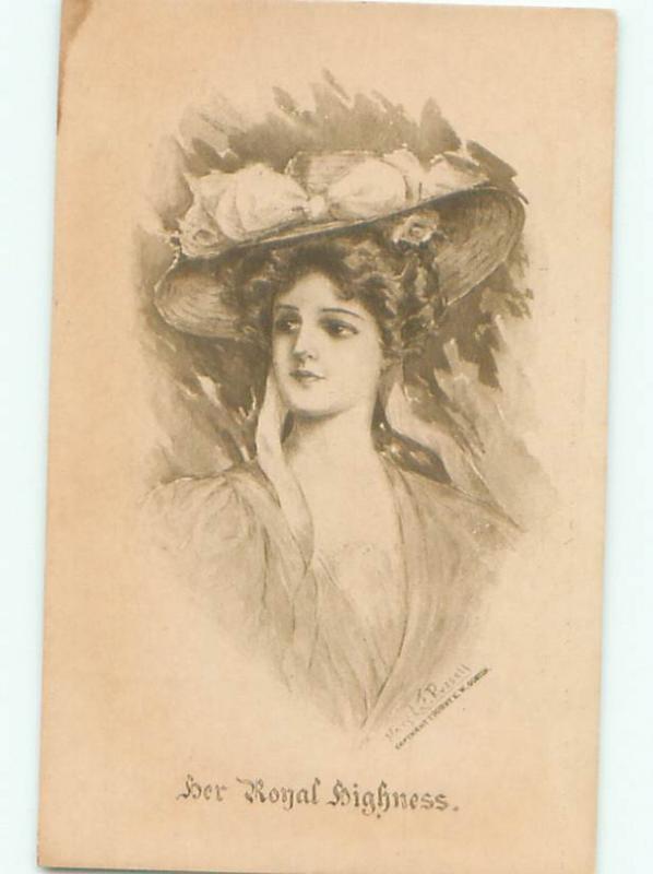 Divided-Back PRETTY WOMAN Risque Interest Postcard AA8661