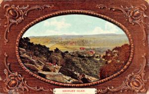 SHIPLEY GLEN YORKSHIRE UK -MILTON ELITE-GLAZETTE SERIES-OVAL FRAMED POSTCARD